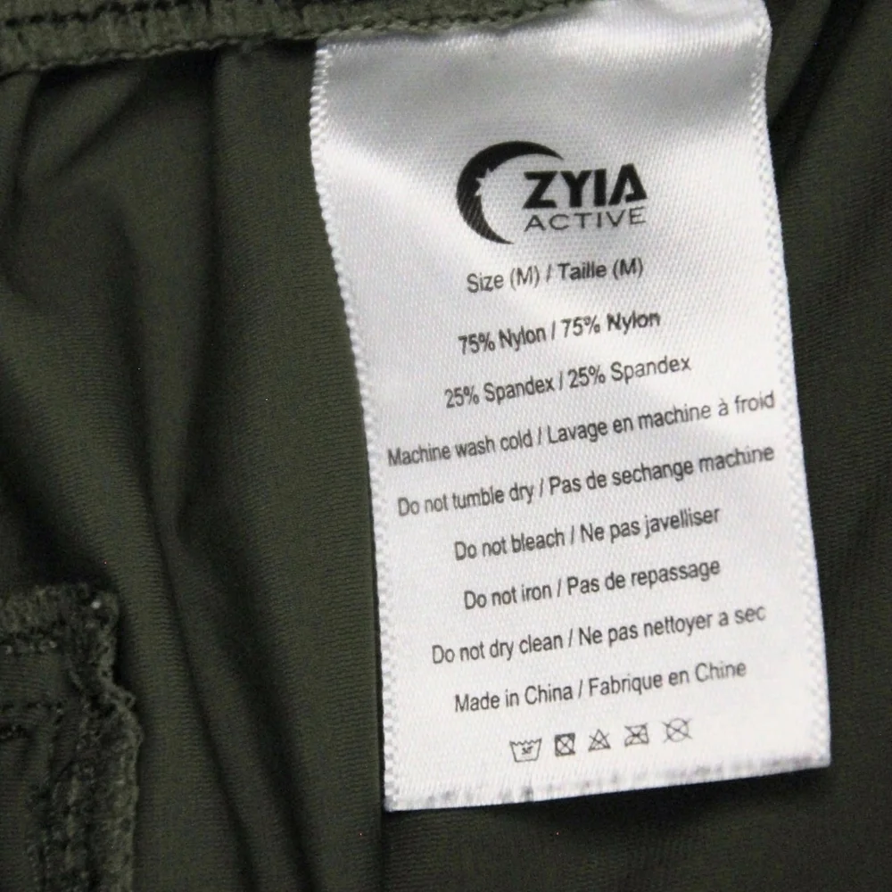 Green Zyia Joggers Size Medium - Picture 5 of 9